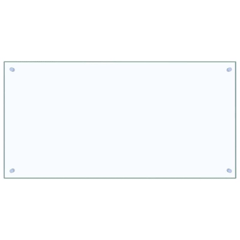 Casa si Gradina - Sanitare - Chiuveta bucatarie si accesorii - Accesorii chiuvete - Spate de bucatarie 2 pcs Transparent 100 x 50 cm - Infinity.ro
