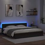 Casa si Gradina - Mobilier - Paturi si accesorii - Paturi - Cadru de pat Stejar Negru 180 x 200 cm Lemn compozit - Infinity.ro