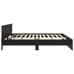 Casa si Gradina - Mobilier - Paturi si accesorii - Paturi - Cadru de pat Stejar Negru 180 x 200 cm Lemn compozit - Infinity.ro