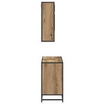 Casa si Gradina - Mobilier - Seturi de mobilier - Seturi baie - Set de mobilier pentru baie cu sertar 2 pcs Stejar Artizanal - Infinity.ro