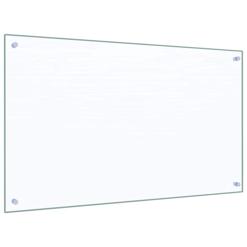 Casa si Gradina - Sanitare - Chiuveta bucatarie si accesorii - Accesorii chiuvete - Spate de bucatarie 2 pcs Transparent 100 x 60 cm - Infinity.ro