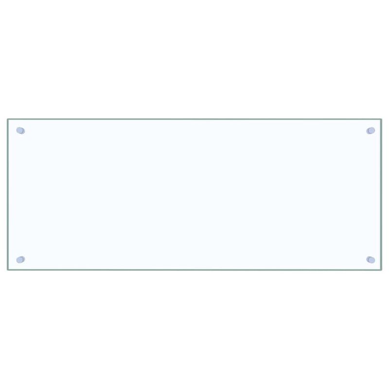 Casa si Gradina - Sanitare - Chiuveta bucatarie si accesorii - Accesorii chiuvete - Spate de bucatarie 2 pcs Transparent 100 x 40 cm - Infinity.ro