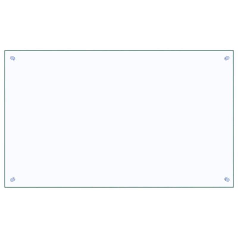 Casa si Gradina - Sanitare - Chiuveta bucatarie si accesorii - Accesorii chiuvete - Spate de bucatarie 2 pcs Transparent 100 x 60 cm - Infinity.ro