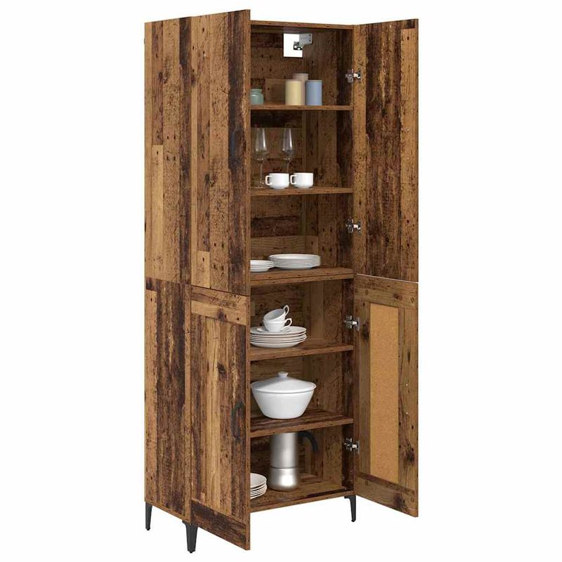 Casa si Gradina - Mobilier - Comode si corpuri - Corpuri bucatarie - Bufet Lemn Vechi 69,5 x 34 x 180 cm Lemn compozit - Infinity.ro