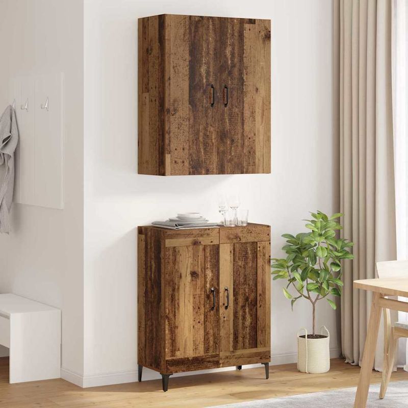 Casa si Gradina - Mobilier - Comode si corpuri - Corpuri bucatarie - Bufet Lemn Vechi 69,5 x 34 x 180 cm Lemn compozit - Infinity.ro