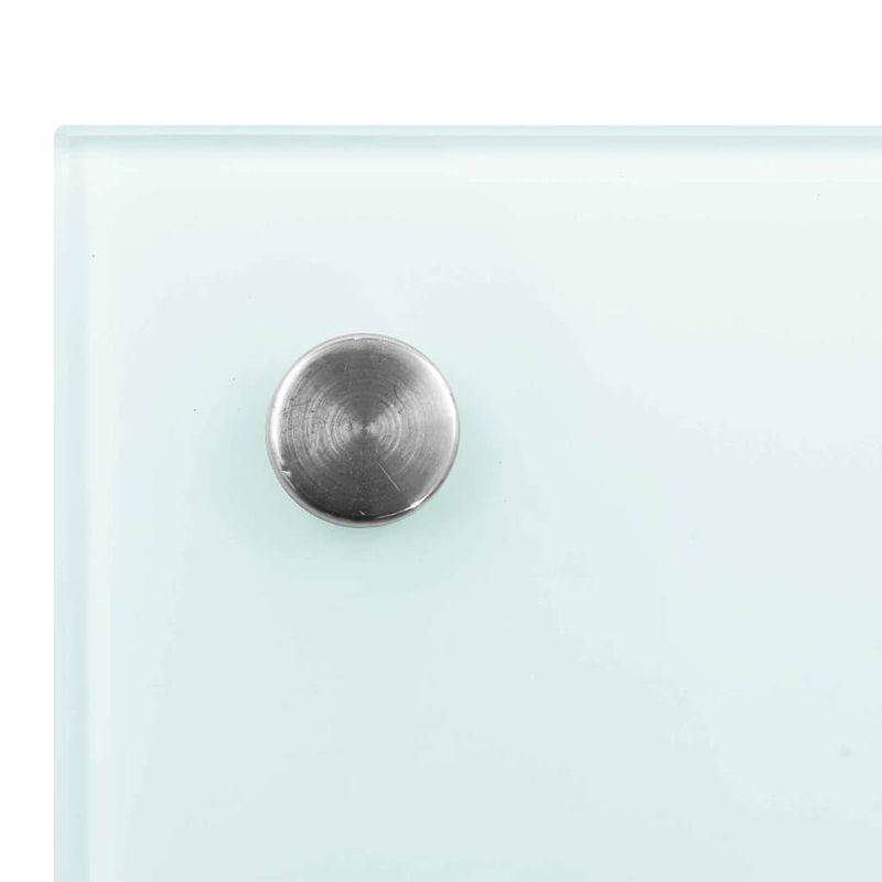 Casa si Gradina - Sanitare - Chiuveta bucatarie si accesorii - Accesorii chiuvete - Spate de bucatarie 2 pcs Alb 100 x 50 cm sticla securizata - Infinity.ro