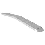Auto si Moto - Remorci si platforme auto - Rampa de Incarcare 2 pcs Argintiu 185 x 22,5 x 4,5 cm - Infinity.ro