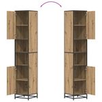 Casa si Gradina - Mobilier - Seturi de mobilier - Seturi baie - Set de mobilier pentru baie cu raft 3 pcs Stejar Artizanal - Infinity.ro