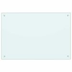 Casa si Gradina - Sanitare - Chiuveta bucatarie si accesorii - Accesorii chiuvete - Spate de bucatarie 2 pcs Alb 90 x 60 cm sticla securizata - Infinity.ro