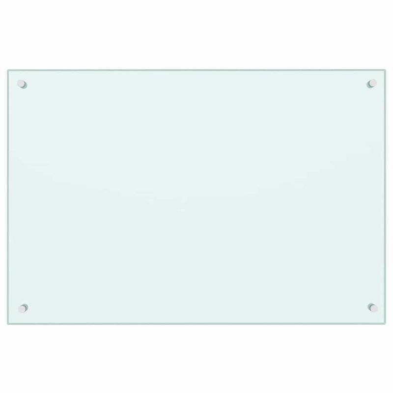 Casa si Gradina - Sanitare - Chiuveta bucatarie si accesorii - Accesorii chiuvete - Spate de bucatarie 2 pcs Alb 90 x 60 cm sticla securizata - Infinity.ro