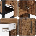 Casa si Gradina - Mobilier - Seturi de mobilier - Seturi baie - Set de mobilier pentru baie 3 pcs Lemn Vechi Lemn compozit - Infinity.ro