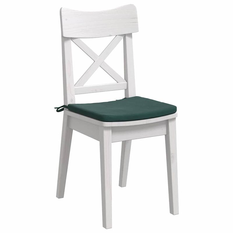 Casa si Gradina - Textile si covoare - Perne si pilote - Perne decorative - Perne de Sezut 4 pcs Verde inchis 40 x 40 x 3 cm Catifea - Infinity.ro