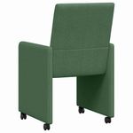 Casa si Gradina - Mobilier - Scaune si fotolii - Scaune - Scaune de dining cu roti 2 pcs Gri verde 57 x 66 x 94 cm - Infinity.ro
