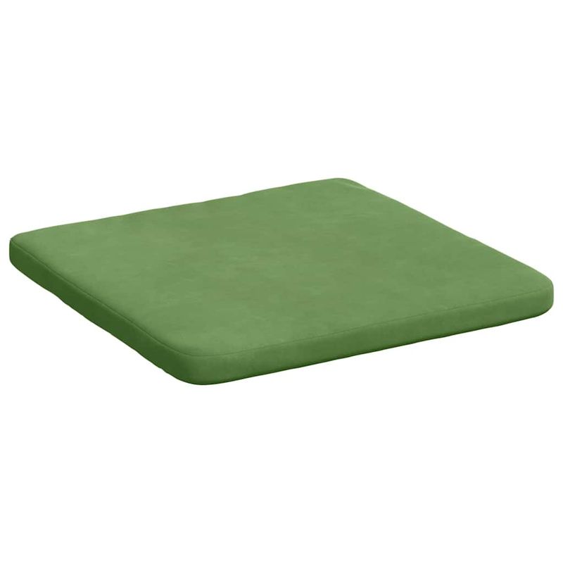 Casa si Gradina - Textile si covoare - Perne si pilote - Perne decorative - Perne de Sezut 4 pcs Verde deschis 40 x 40 x 3 cm Catifea - Infinity.ro