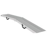 Auto si Moto - Remorci si platforme auto - Rampa de Incarcare 2 pcs Argintiu 166 x 22,5 x 4,5 cm - Infinity.ro