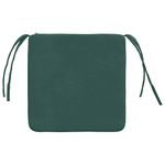 Casa si Gradina - Textile si covoare - Perne si pilote - Perne decorative - Perne de Sezut 4 pcs Verde inchis 40 x 40 x 3 cm Catifea - Infinity.ro