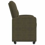 Casa si Gradina - Mobilier - Scaune si fotolii - Scaune - Scaune de dining cu roti 2 pcs Verde militar 58 x 67 x 97 cm - Infinity.ro