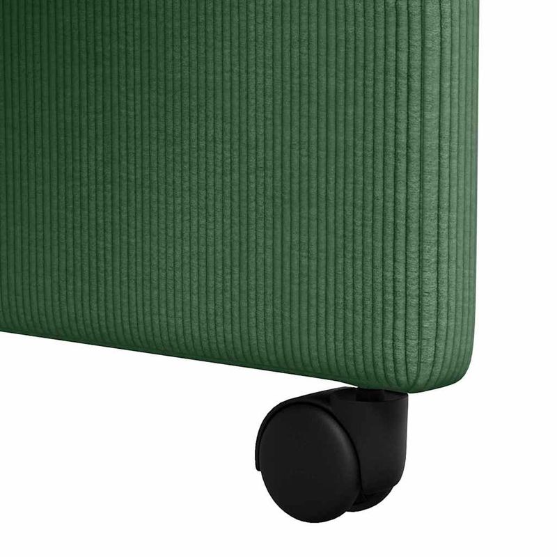 Casa si Gradina - Mobilier - Scaune si fotolii - Scaune - Scaune de dining cu roti 2 pcs Gri verde 57 x 66 x 94 cm - Infinity.ro