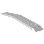 Auto si Moto - Remorci si platforme auto - Rampa de Incarcare 2 pcs Argintiu 166 x 22,5 x 4,5 cm - Infinity.ro