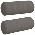 Casa si Gradina - Textile si covoare - Perne si pilote - Perne decorative - Perne Bolster 2 pcs Gri deschis Ø 15 x 40 cm - Infinity.ro