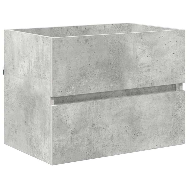 Casa si Gradina - Mobilier - Mobilier baie - Corpuri baie - Set de mobilier pentru baie Gri din beton Lemn compozit - Infinity.ro