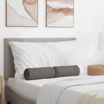 Casa si Gradina - Textile si covoare - Perne si pilote - Perne decorative - Perne Bolster 2 pcs Gri deschis Ø 15 x 40 cm - Infinity.ro