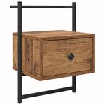 Casa si Gradina - Mobilier - Comode si corpuri - Noptiere - Noptiera Lemn Vechi 35 x 30 x 51 cm Lemn compozit - Infinity.ro