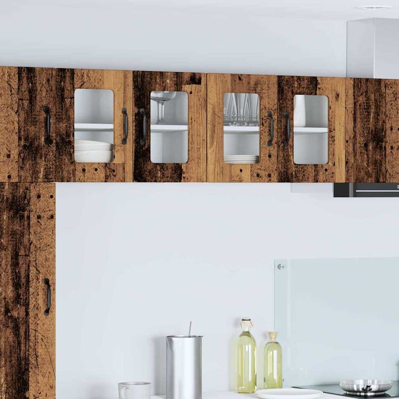 Casa si Gradina - Mobilier - Comode si corpuri - Corpuri bucatarie - Dulap suspendat de bucatarie cu raft Lemn Vechi 60 x 31 x 40 cm - Infinity.ro