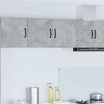 Casa si Gradina - Mobilier - Comode si corpuri - Corpuri bucatarie - Dulap suspendat de bucatarie Gri din beton 80 x 31 x 40 cm - Infinity.ro