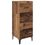 Casa si Gradina - Mobilier - Comode si corpuri - Comode - Bufet cu sertar Lemn Vechi 34,5 x 34 x 90 cm Lemn compozit - Infinity.ro