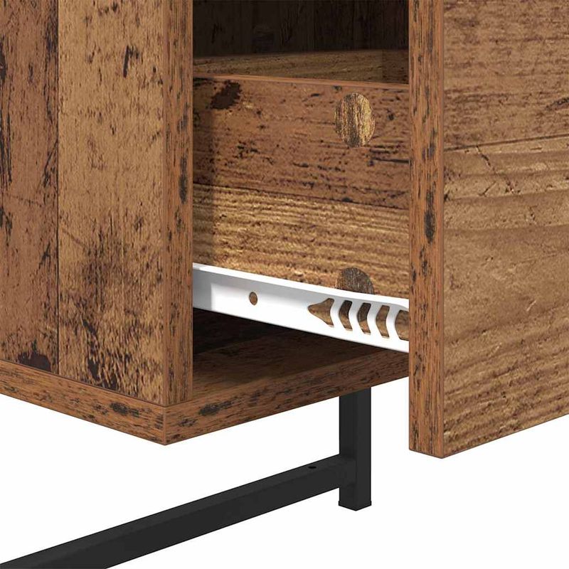 Casa si Gradina - Mobilier - Comode si corpuri - Noptiere - Noptiera Lemn Vechi 35 x 30 x 51 cm Lemn compozit - Infinity.ro