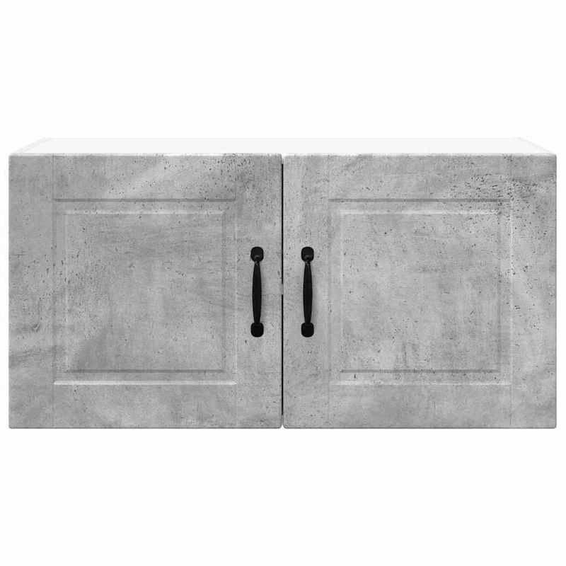 Casa si Gradina - Mobilier - Comode si corpuri - Corpuri bucatarie - Dulap suspendat de bucatarie Gri din beton 80 x 31 x 40 cm - Infinity.ro