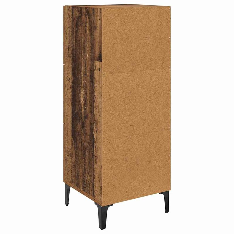 Casa si Gradina - Mobilier - Comode si corpuri - Comode - Bufet cu sertar Lemn Vechi 34,5 x 34 x 90 cm Lemn compozit - Infinity.ro