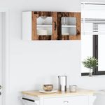 Casa si Gradina - Mobilier - Comode si corpuri - Corpuri bucatarie - Dulap suspendat de bucatarie cu raft Lemn Vechi 80 x 31 x 40 cm - Infinity.ro