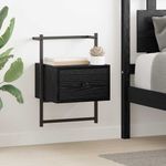 Casa si Gradina - Mobilier - Comode si corpuri - Noptiere - Noptiera Stejar Negru 35 x 30 x 51 cm Lemn compozit - Infinity.ro