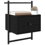 Casa si Gradina - Mobilier - Comode si corpuri - Noptiere - Noptiera Stejar Negru 35 x 30 x 51 cm Lemn compozit - Infinity.ro
