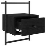 Casa si Gradina - Mobilier - Comode si corpuri - Noptiere - Noptiera Stejar Negru 35 x 30 x 51 cm Lemn compozit - Infinity.ro