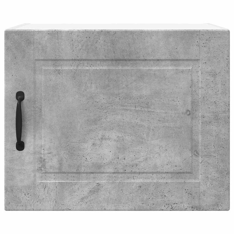 Casa si Gradina - Mobilier - Comode si corpuri - Corpuri bucatarie - Dulap suspendat de bucatarie cu raft cu usa 2 pcs Gri din beton - Infinity.ro