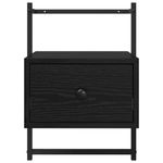 Casa si Gradina - Mobilier - Comode si corpuri - Noptiere - Noptiera Stejar Negru 35 x 30 x 51 cm Lemn compozit - Infinity.ro