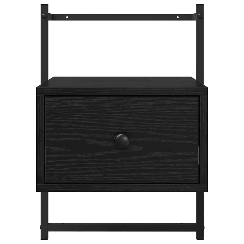 Casa si Gradina - Mobilier - Comode si corpuri - Noptiere - Noptiera Stejar Negru 35 x 30 x 51 cm Lemn compozit - Infinity.ro