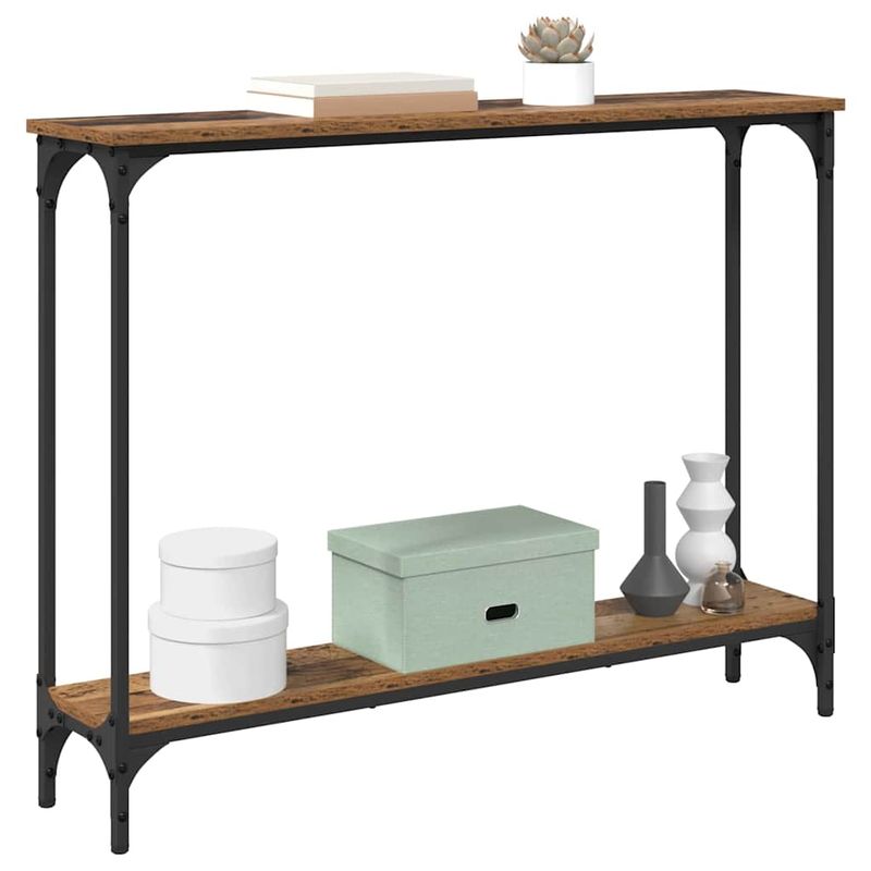 Casa si Gradina - Mobilier - Comode si corpuri - Console - Masa de consola Lemn Vechi 102 x 23 x 15.5 cm Lemn compozit - Infinity.ro