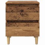Casa si Gradina - Mobilier - Comode si corpuri - Noptiere - Dulap de pat cu sertar Lemn Vechi 40 x 35 x 50 cm Lemn compozit - Infinity.ro