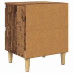 Casa si Gradina - Mobilier - Comode si corpuri - Noptiere - Dulap de pat cu sertar Lemn Vechi 40 x 35 x 50 cm Lemn compozit - Infinity.ro
