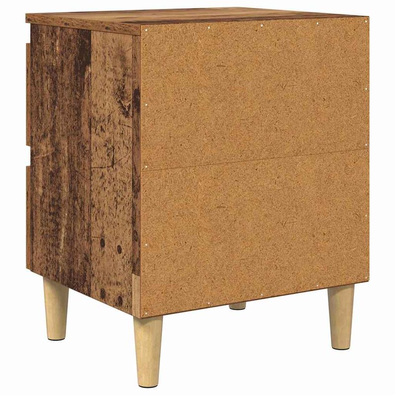 Casa si Gradina - Mobilier - Comode si corpuri - Noptiere - Dulap de pat cu sertar Lemn Vechi 40 x 35 x 50 cm Lemn compozit - Infinity.ro