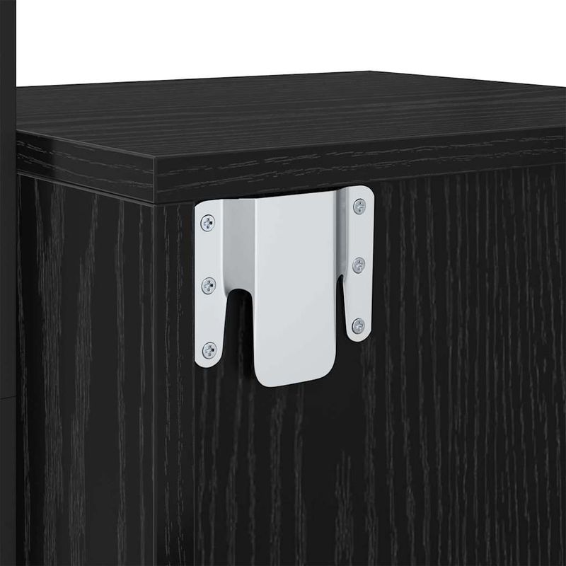 Casa si Gradina - Mobilier - Comode si corpuri - Noptiere - Noptiera Stejar Negru 35 x 30 x 51 cm Lemn compozit - Infinity.ro