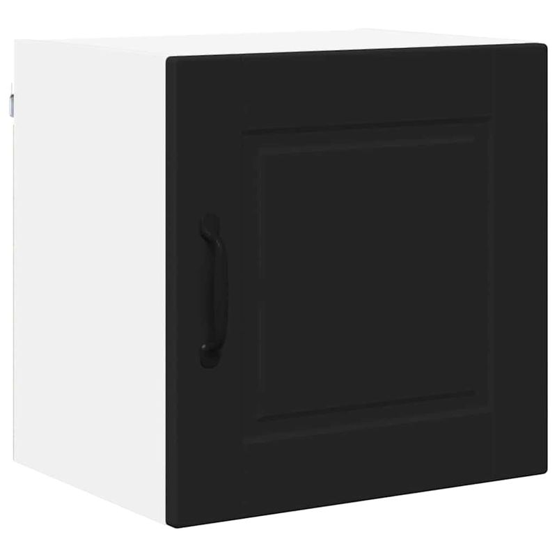 Casa si Gradina - Mobilier - Comode si corpuri - Corpuri bucatarie - Dulap suspendat de bucatarie cu usa 2 pcs Negru 40 x 31 x 40 cm - Infinity.ro