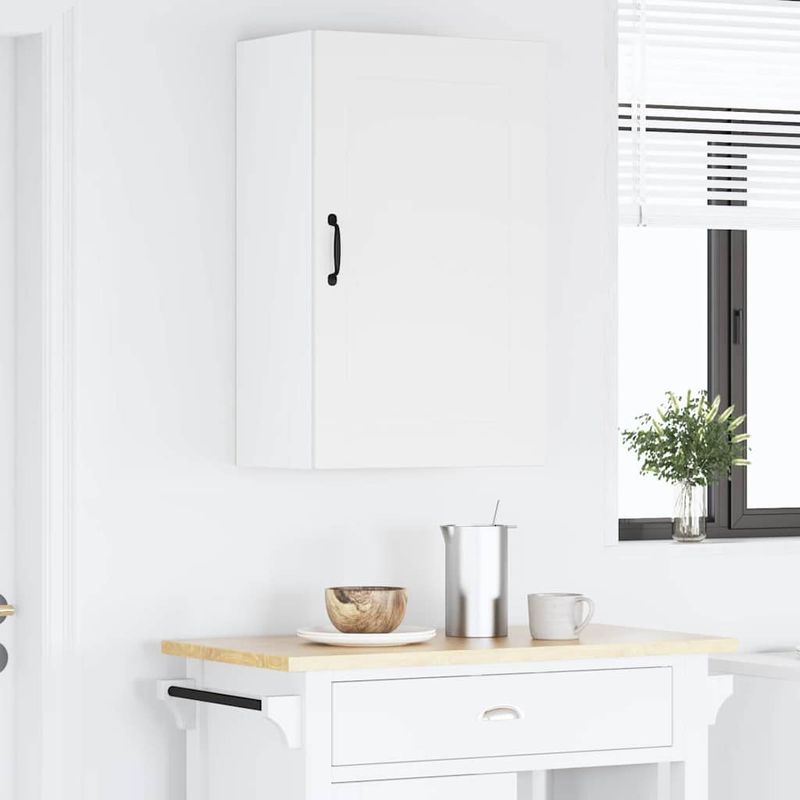 Casa si Gradina - Mobilier - Comode si corpuri - Corpuri bucatarie - Dulap suspendat de bucatarie Alb 50 x 31 x 80 cm Lemn compozit - Infinity.ro
