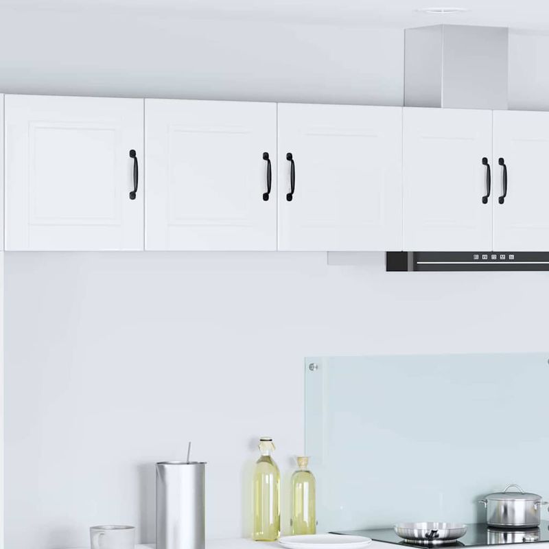 Casa si Gradina - Mobilier - Comode si corpuri - Corpuri bucatarie - Dulap suspendat de bucatarie cu raft Alb lucios 80 x 31 x 40 cm - Infinity.ro