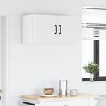 Casa si Gradina - Mobilier - Comode si corpuri - Corpuri bucatarie - Dulap suspendat de bucatarie cu raft Alb lucios 80 x 31 x 40 cm - Infinity.ro