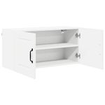 Casa si Gradina - Mobilier - Comode si corpuri - Corpuri bucatarie - Dulap suspendat de bucatarie cu raft Alb lucios 80 x 31 x 40 cm - Infinity.ro